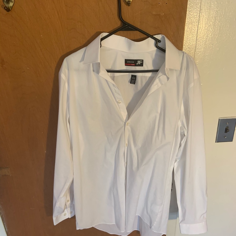 White button down